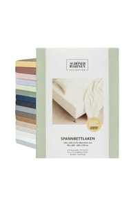 SCHÖNER WOHNEN KOLLEKTION - Spannbettlaken FLAT - Anthrazit