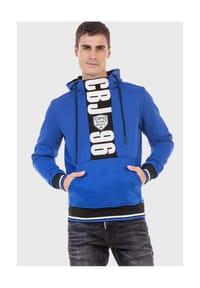 CIPO & BAXX® - Sweatshirts mit Markenprint - BLACK