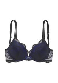 LASCANA - Push-up-BH Kira, verstellbar, für Damen - 25314 ROYALBLUE-BL