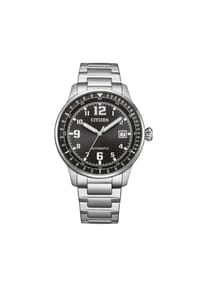 CITIZEN® HAU MECHANISCH - Herren Armbanduhr "NJ0190-51E" - SILBER