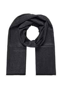HECHTER PARIS - Schal Woven mit klassischem Fischgrätmuster - black