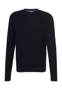 TOM TAILOR - Pullover, Rundhals-Ausschnitt, Rippbündchen, für Herren - 10617 BLACK GREY