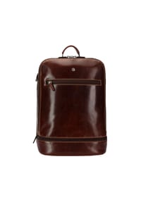 JEKYLL & HIDE Oxford - Oxford Daypack Leder 45 cm Laptopfach - mocha