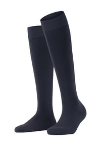 FALKE - ClimaWool Kniestrümpfe, feuchtigkeitsregulierend, für Damen - 3000 BLACK