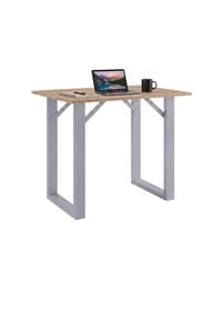 VCM. - Bartisch 110x50 cm, Tresen, Stehtisch, hoher Tisch, Bartresen, Hochtisch - Xona - Schwarz / Anthrazit