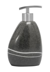 Kleine Wolke® - Seifenspender "Stones", hochwertig - dunkelgrau