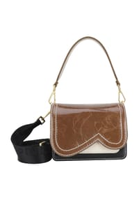 BOGNER - BEX Schultertasche "Eartha", Leder, Magnetverschluss, für Damen - 662 PINE GROVE