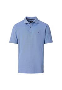 CASAMODA - Poloshirt, Baumwoll-Mix, Logo-Stickerei, für Herren - 102 BLAU