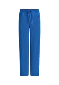 El Búho NOCTURNO® - Herren-Schlafanzughose, Lang, Baumwoll-Popeline, gemustert - blau