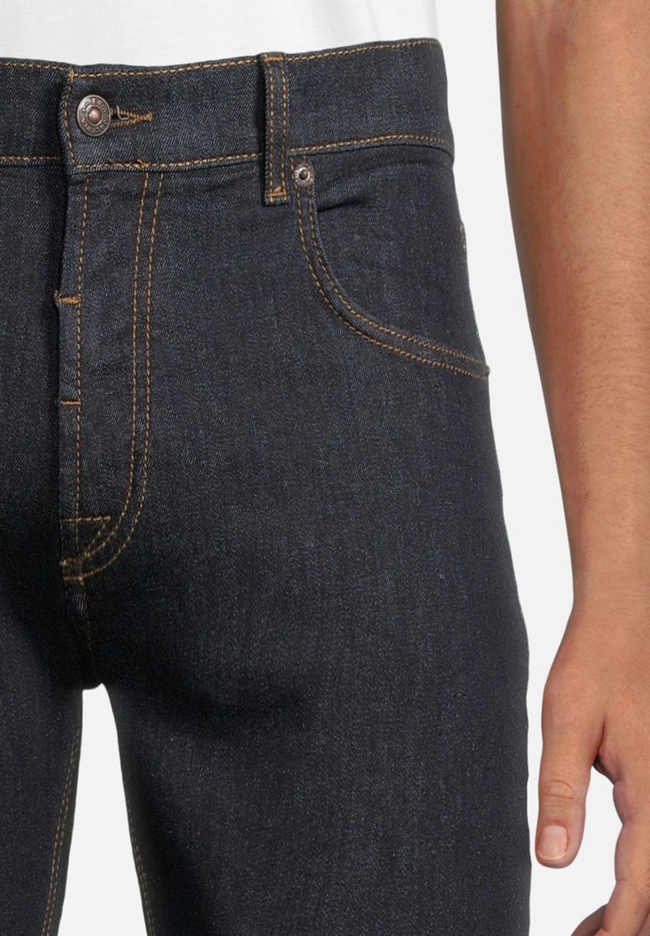 GALERIA essentials Jeanshose, Five-Pocket, Label, für Herren | GALERIA