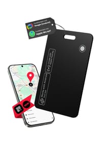 S&T DESIGN - Smart Tag für Android & iOS Brieftasche - schwarz