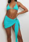 MODA MINX Sarong Scrunch Short Ruffle mit seitlicher Bindung Bild 5