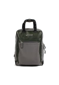 7clouds® - City-Rucksack Neldem 7.2 - grey-junglegreen