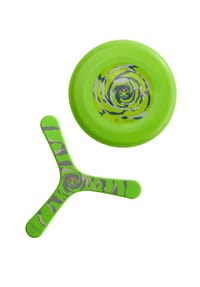 HABA - Outdoor-Spielzeug Frisbee & Boomerang Bundle - 