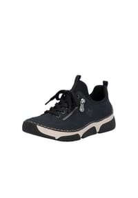 rieker - Sneaker Basic, Zuglasche, für Damen - PAZIFIK/SCHW/17