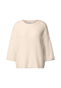 Street One - Strickpullover, 3/4-Arm, für Damen - 17931 PURE BEIGE