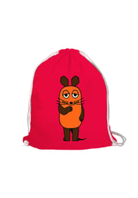 LOGOSHIRT® - Gymbag Die Sendung mit der Maus - Die Maus - classic red