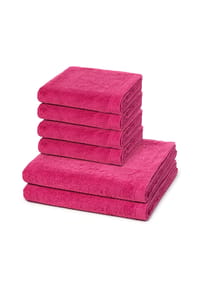 Cawö 4 X Handtuch 2 X Duschtuch im Set Lifestyle - Lifestyle - Anthrazit
