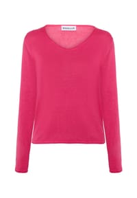 MANGUUN - Pullover, V-Ausschnitt, für Damen - BLAU/CLEMATIS BLUE