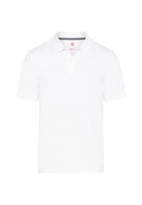 GALERIA - Polo 1/2  (BW Interlock) Sup, 1 WHITE, S - 1 WHITE
