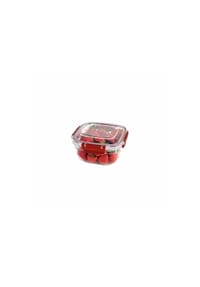 MICHELINO - Frischhaltedose Lebensmitteldose Serie Nora 900 ml Rot - 
