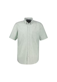 LERROS - Kurzarmhemd, unifarben aus pflegeleichtem Materialmix - BAY GREEN