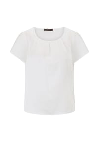 Vera Mont - Satin-Bluse kurzarm - Rohweiß