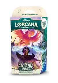 Ravensburger - Disney Lorcana Sammelkartenspiel "Archazias Insel - Einzelspieler Deck Amethyst und Stahl" (Deutsch) - 