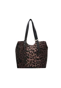 COWBOYSBAG Leopard chic - Leopard chic Harrison Shopper Tasche 55 cm - lazy leopard- black