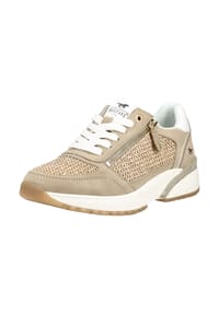 MUSTANG® - Lederimitat/Textil Sneaker - Beige