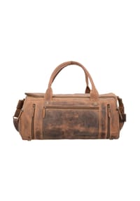GREEN BURRY Vintage - Vintage Reisetasche Leder 50 cm - cognac