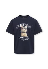 ONLY® - T-Shirt, Rundhals, für Kinder - CLOUD DANCER