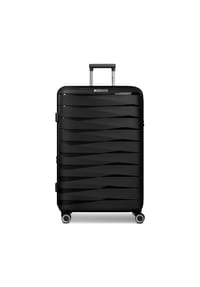 FRANKY - London London 4 Rollen Trolley L 74 cm mit Dehnfalte - black