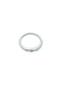 Adelia's - Adelia's Damen Anhänger 585 Weißgold ( 14K ) mit 1 Diamant ( 0,01 ct ) – Goldanhänger - silber