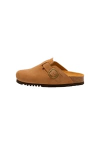 Scholl - Clogs, Veloursleder, für Damen - TAUPE