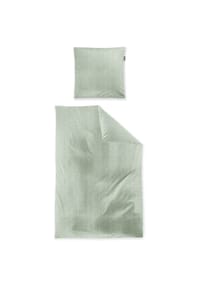 irisette® - Soft-Seersucker Bettwäsche Set Easy 8659 - 30 grün