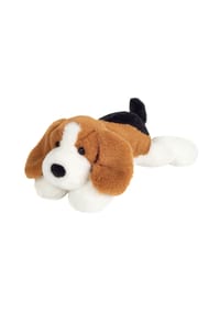 HERMANN Teddy COLLECTION® - Kuscheltier Schlenkerhund dreifarbig, 29 cm - mehrfarbig