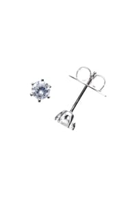 GIORGIO MARTELLO MILANO - Ohrstecker mit Zirkonia, Silber 925 - silber