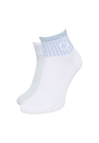 Calvin Klein - Kurzsocken, 2er-Pack, für Damen - 001  BLACK