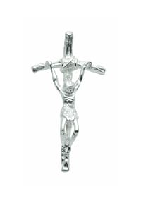 Adelia's - Adelia's Kreuzanhänger 925 Silber – Silberanhänger Kreuz - silber