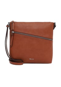 Tamaris - ALESSIA Umhängetasche "Alessia", Kunstleder, uni, für Damen - cognac