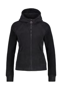 ALIFE AND KICKIN® - AyuAK F Hooded Fleece Jacket - black