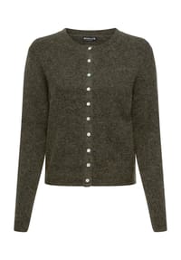 MANGUUN collection - Cardigan, Rundhalsausschnitt, für Damen - 5 BURGUNDY