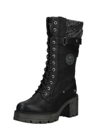 MUSTANG® - Lederimitat/Textil Stiefel - Navy