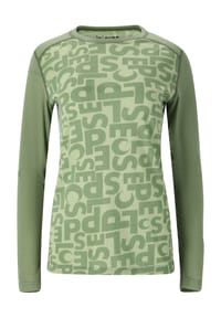 SLOPE® - Baselayer-Shirt Rei mit atmungsaktiver Funktion - 3144 Smoke Green