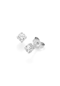 Luigi Merano® - Ohrstecker mit Brillanten zus. ca. 0,15 ct, Gold 585 - silber