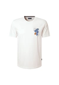 pierre cardin - T-Shirt aus 100 Prozent Baumwolle - Elfenbein