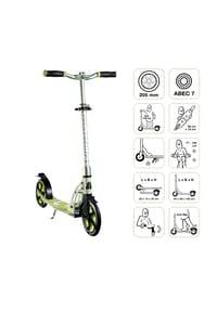 SIX DEGREES - Aluminium Scooter 205 mm lime dream - grün