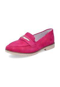 rieker - Leder/Synthetik Slipper - Fuchsia