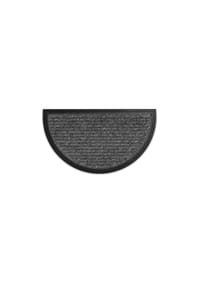 ASTRA ® - Fußmatte für Innen & Außen BORDER HALBRUND - Grau - 40 x 70 cm
